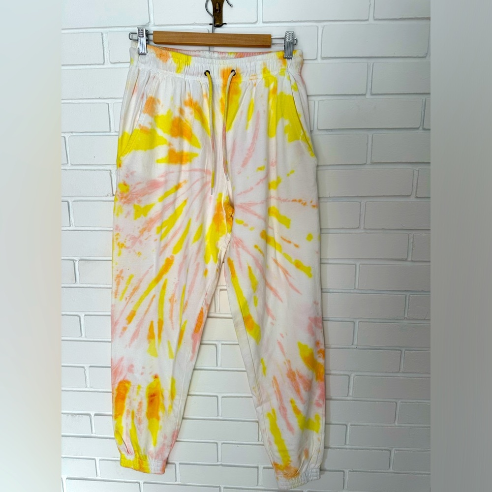 Tie Dye Cotton Fleece Sweatpants - BNWOT